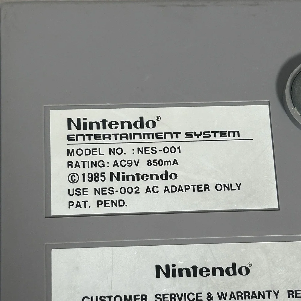 Vintage Nintendo NES-001 Entertainment System Controllers Video Games Lot OEM
